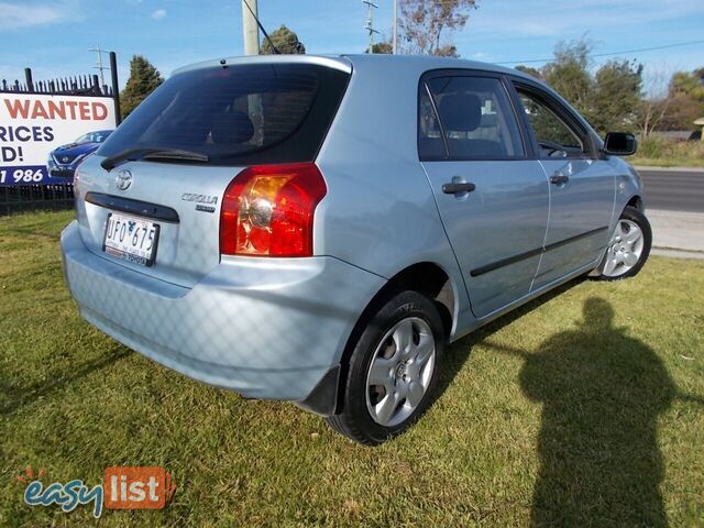 2006 TOYOTA COROLLA ASCENT ZZE122R HATCHBACK