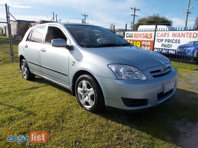 2006 TOYOTA COROLLA ASCENT ZZE122R HATCHBACK