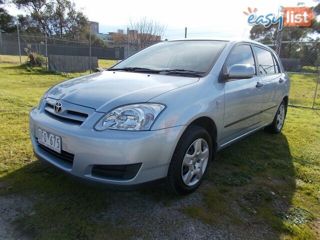 2006 TOYOTA COROLLA ASCENT ZZE122R HATCHBACK