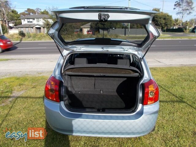 2006 TOYOTA COROLLA ASCENT ZZE122R HATCHBACK