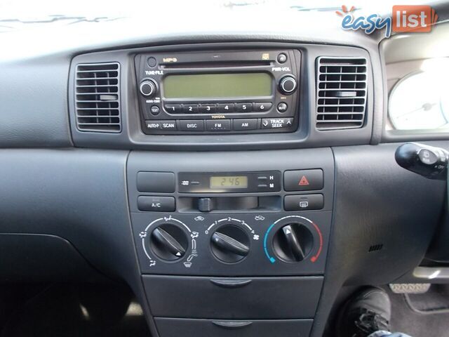 2006 TOYOTA COROLLA ASCENT ZZE122R HATCHBACK