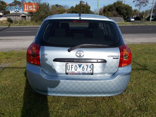 2006 TOYOTA COROLLA ASCENT ZZE122R HATCHBACK