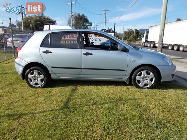 2006 TOYOTA COROLLA ASCENT ZZE122R HATCHBACK