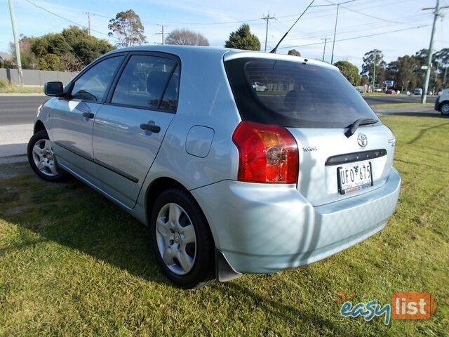 2006 TOYOTA COROLLA ASCENT ZZE122R HATCHBACK