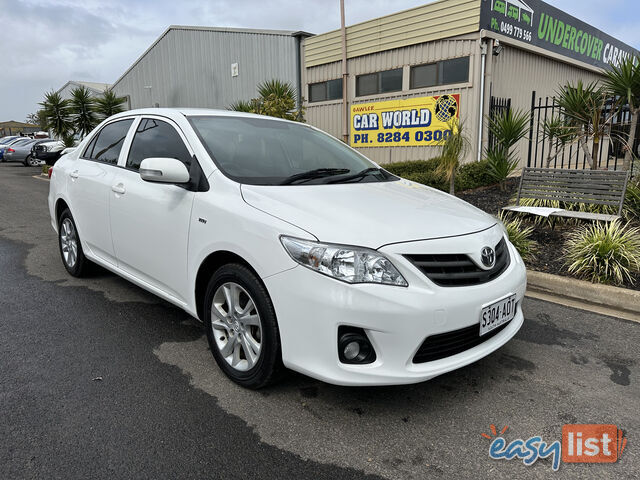 2011 Toyota Corolla ZRE152R ASCENTSPORT Sedan Manual