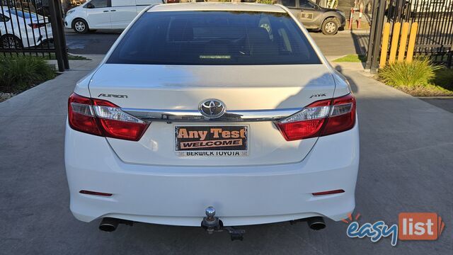 2013 Toyota Aurion GSV50R ATX Sedan Automatic