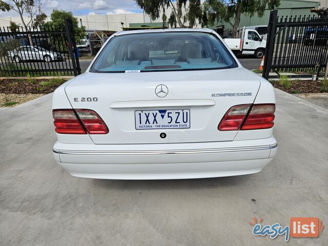 2001 MERCEDES-BENZ E200K ELEGANCE W210 4D SEDAN