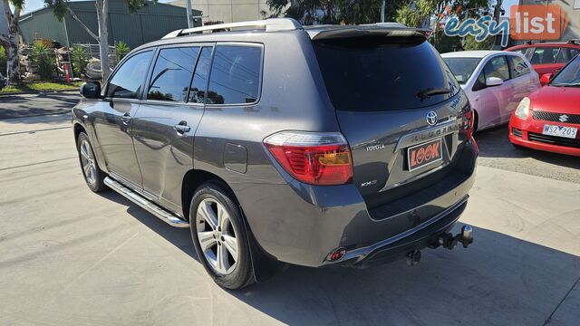 2008 Toyota Kluger UNSPECIFIED 7SEAT SUV Automatic