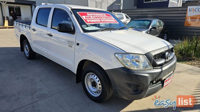 2010 Toyota Hilux DUAL CAB WORKMATE Ute Automatic