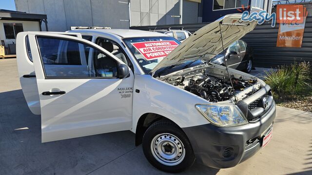 2010 Toyota Hilux DUAL CAB WORKMATE Ute Automatic