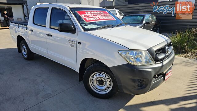 2010 Toyota Hilux DUAL CAB WORKMATE Ute Automatic