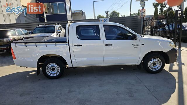 2010 Toyota Hilux DUAL CAB WORKMATE Ute Automatic