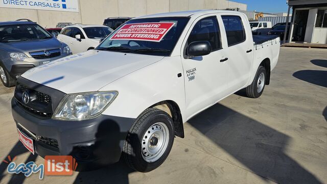 2010 Toyota Hilux DUAL CAB WORKMATE Ute Automatic