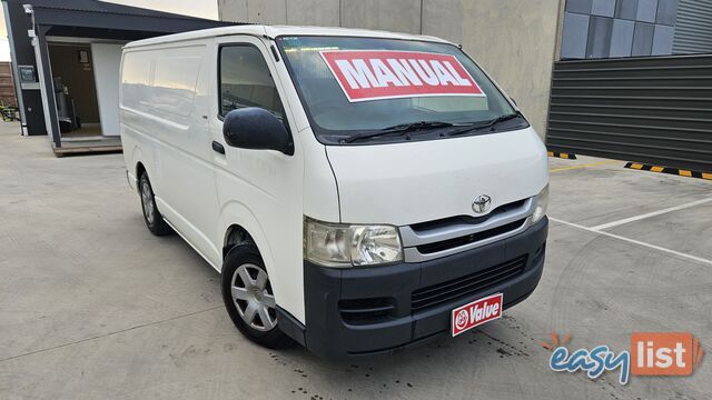 2008 Toyota Hiace TRH201R LWB Van Manual