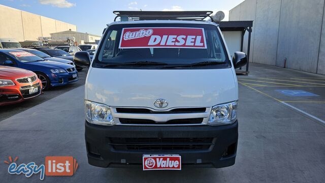 2012 Toyota Hiace KDH201RMY12UPGRADE DIESEL Van Automatic