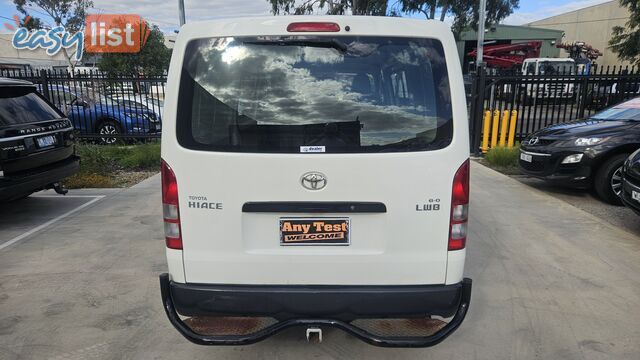 2007 Toyota Hiace TRH201R LWB Van Manual