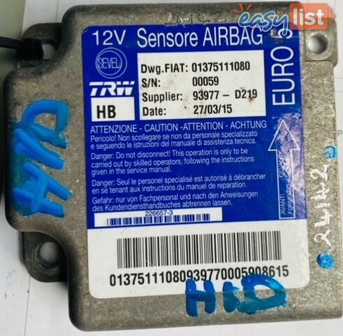 FIAT DUCATO EURO 5 AIR BAG MODULE 1375111080