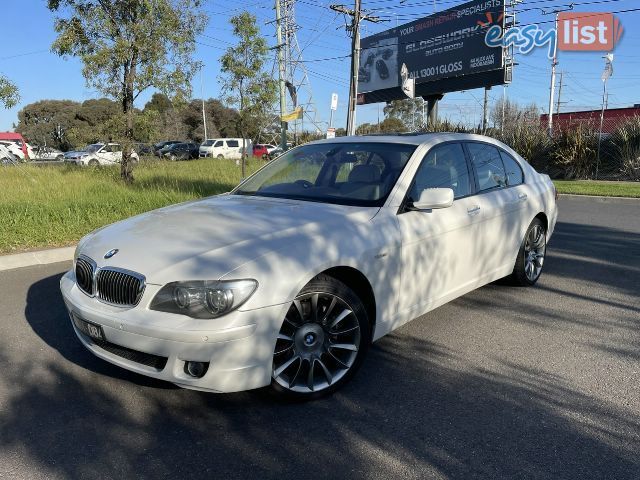 2008  BMW 7 SERIES 740LI SPORT E66 MY07 SEDAN