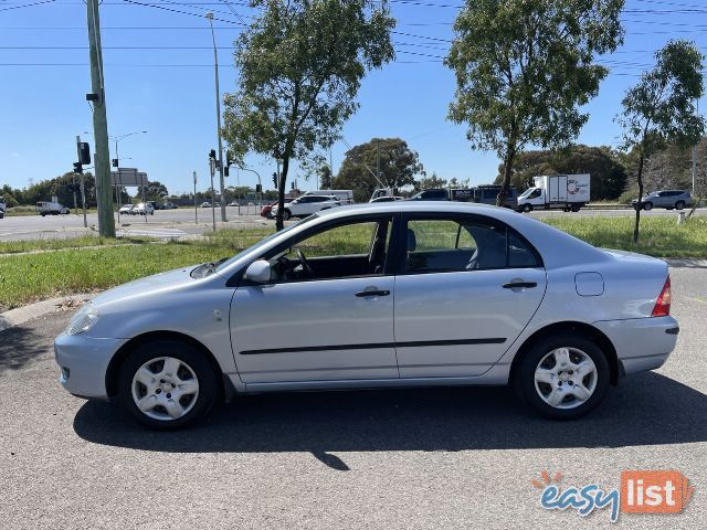 2004  TOYOTA COROLLA ASCENT ZZE122R 5Y SEDAN