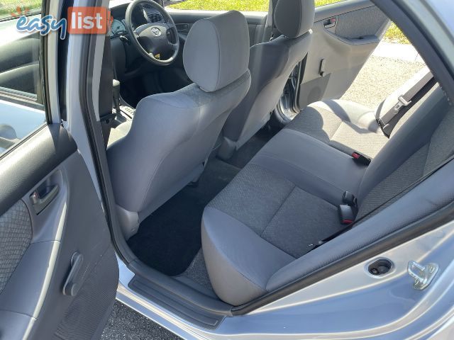 2004  TOYOTA COROLLA ASCENT ZZE122R 5Y SEDAN