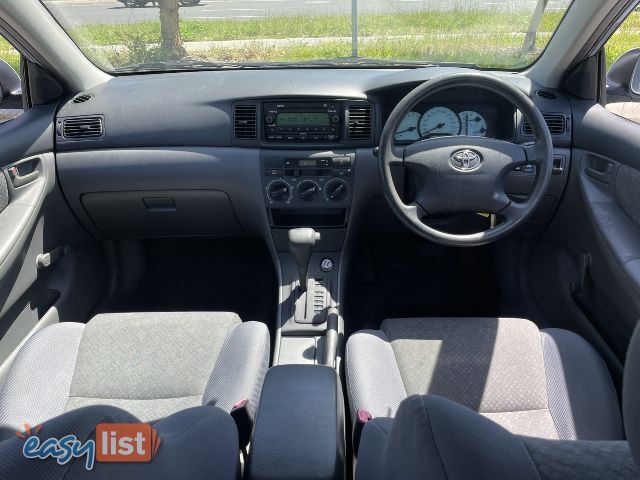 2004  TOYOTA COROLLA ASCENT ZZE122R 5Y SEDAN