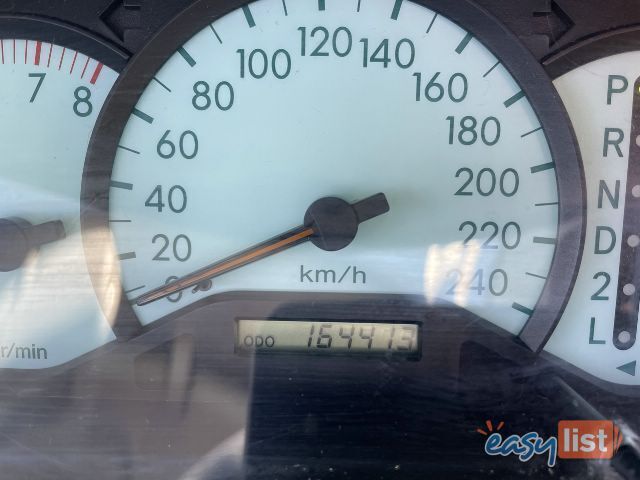 2004  TOYOTA COROLLA ASCENT ZZE122R 5Y SEDAN