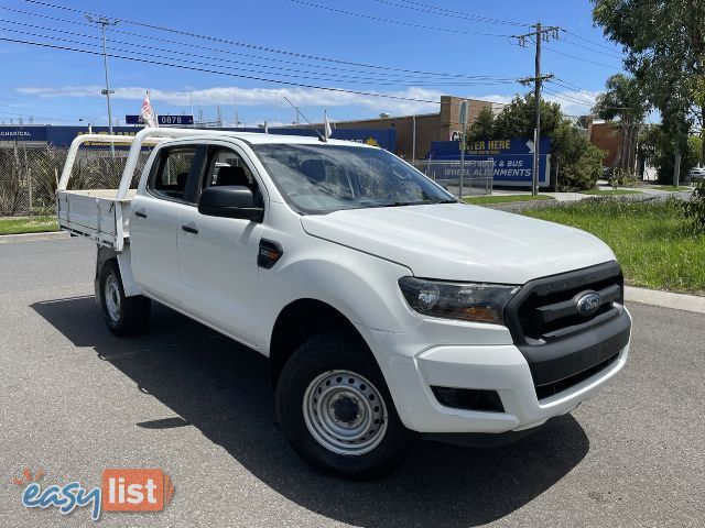 2016  FORD RANGER XL HI-RIDER DUAL CAB PX MKII CAB CHASSIS