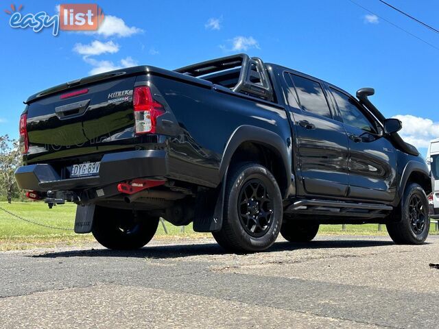 2018 TOYOTA HILUX RUGGED X (4x4) GUN126R DUAL CAB UTILITY