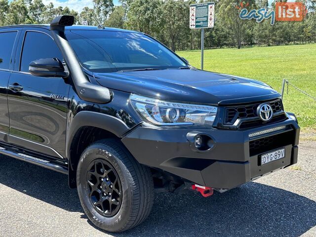 2018 TOYOTA HILUX RUGGED X (4x4) GUN126R DUAL CAB UTILITY