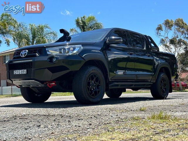2018 TOYOTA HILUX RUGGED X (4x4) GUN126R DUAL CAB UTILITY
