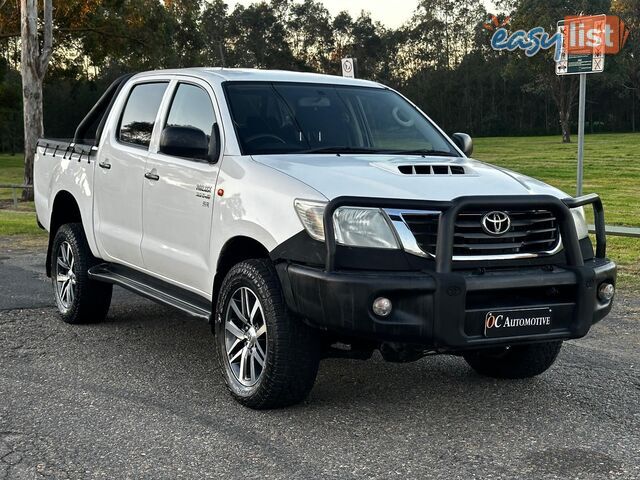 2014 TOYOTA HILUX SR (4x4) KUN26R MY14 DUAL CAB P/UP