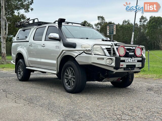 2012 TOYOTA HILUX SR5 (4x4) KUN26R MY12 DUAL CAB P/UP
