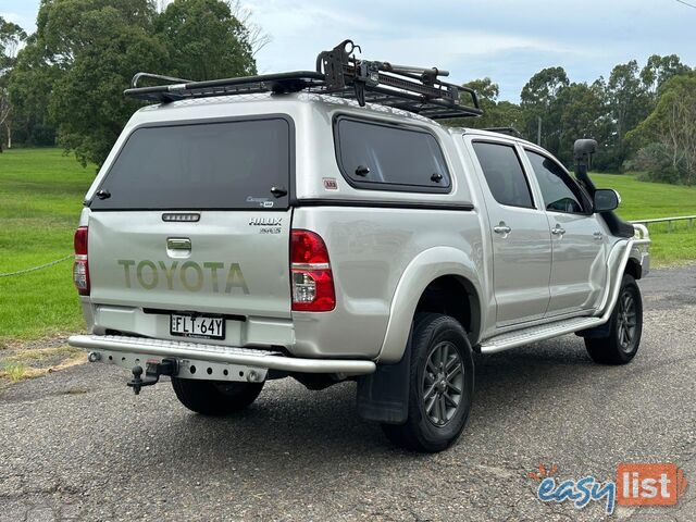 2012 TOYOTA HILUX SR5 (4x4) KUN26R MY12 DUAL CAB P/UP