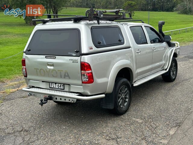 2012 TOYOTA HILUX SR5 (4x4) KUN26R MY12 DUAL CAB P/UP