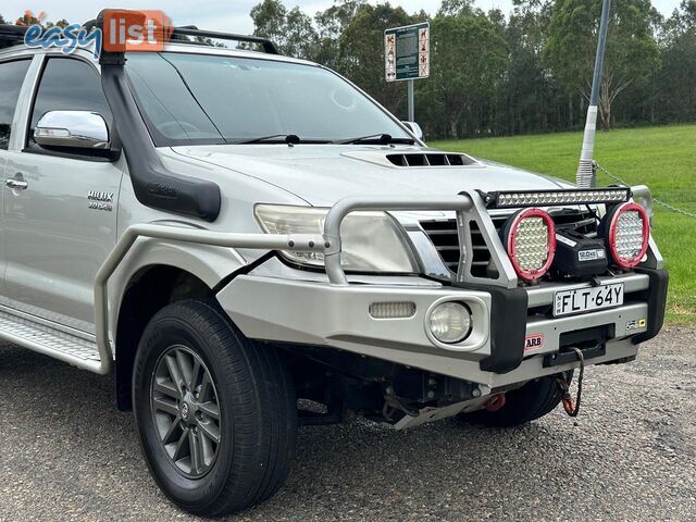 2012 TOYOTA HILUX SR5 (4x4) KUN26R MY12 DUAL CAB P/UP