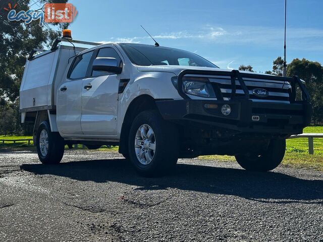 2014 FORD RANGER XLS 3.2 (4x4) PX DUAL CAB UTILITY