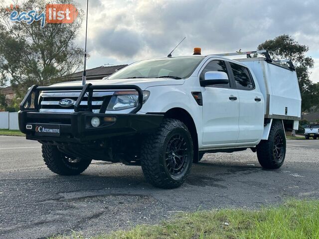 2014 FORD RANGER XLS 3.2 (4x4) PX DUAL CAB UTILITY