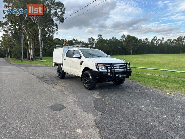 2014 FORD RANGER XLS 3.2 (4x4) PX DUAL CAB UTILITY