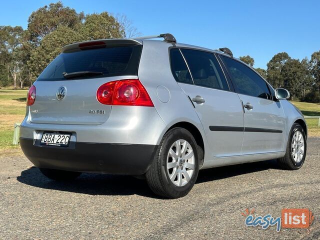 2007 VOLKSWAGEN GOLF 2.0 FSI COMFORTLINE 1K 5D HATCHBACK