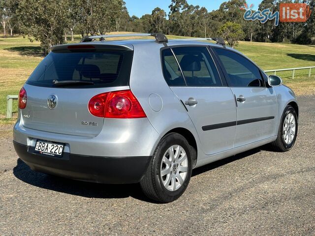 2007 VOLKSWAGEN GOLF 2.0 FSI COMFORTLINE 1K 5D HATCHBACK