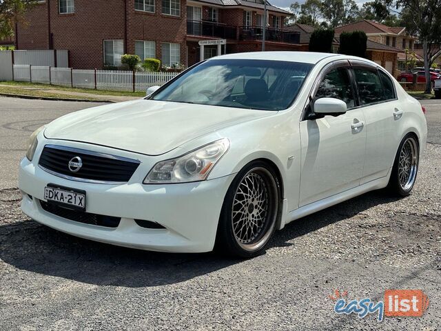 2007 NISSAN SKYLINE 350GT V36 4D SEDAN