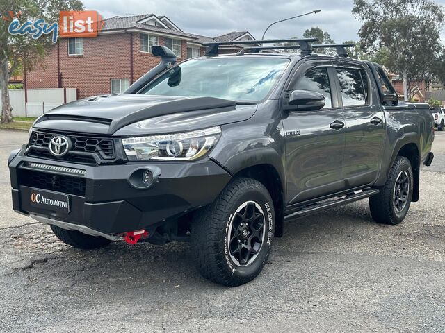 2018 TOYOTA HILUX RUGGED X (4x4) GUN126R DUAL CAB UTILITY