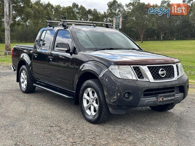 2013 NISSAN NAVARA ST (4x4) D40 MY12 DUAL CAB P/UP