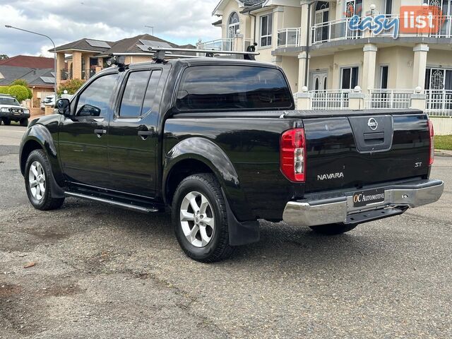 2013 NISSAN NAVARA ST (4x4) D40 MY12 DUAL CAB P/UP