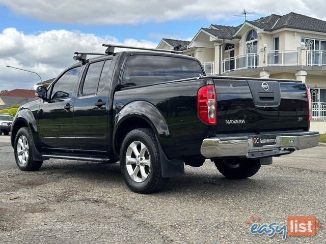 2013 NISSAN NAVARA ST (4x4) D40 MY12 DUAL CAB P/UP