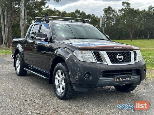 2013 NISSAN NAVARA ST (4x4) D40 MY12 DUAL CAB P/UP