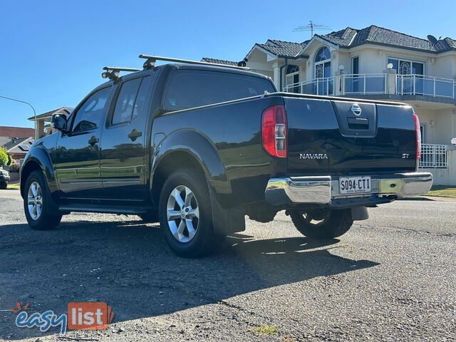 2013 NISSAN NAVARA ST (4x4) D40 MY12 DUAL CAB P/UP