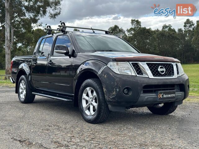 2013 NISSAN NAVARA ST (4x4) D40 MY12 DUAL CAB P/UP