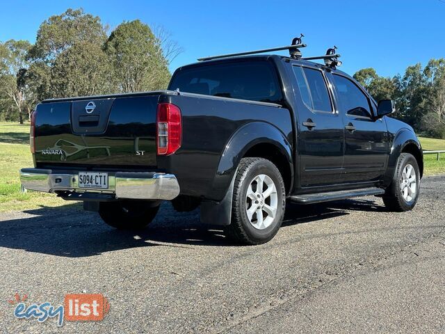 2013 NISSAN NAVARA ST (4x4) D40 MY12 DUAL CAB P/UP