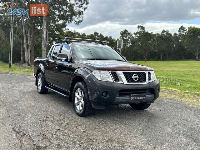 2013 NISSAN NAVARA ST (4x4) D40 MY12 DUAL CAB P/UP